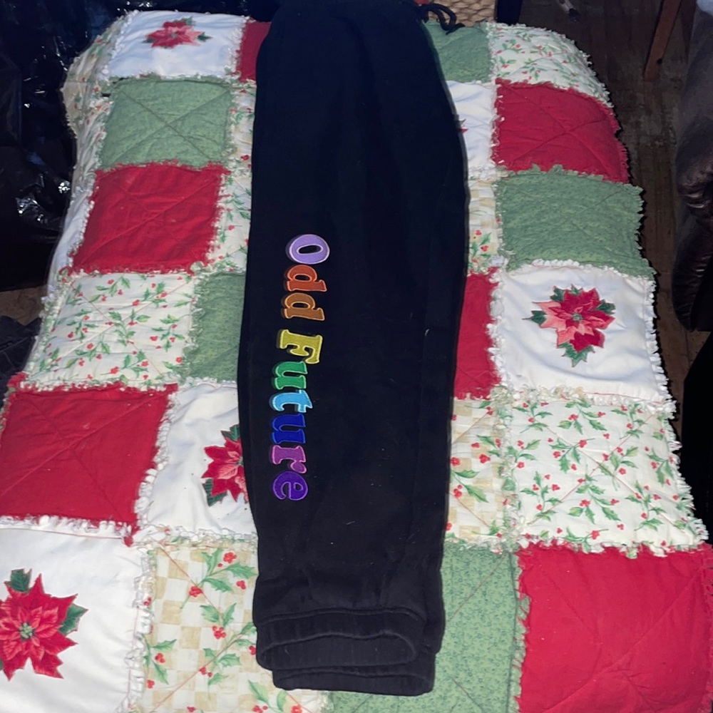 ODD FUTURE SWEATPANTS SIZE SMALL BLACK